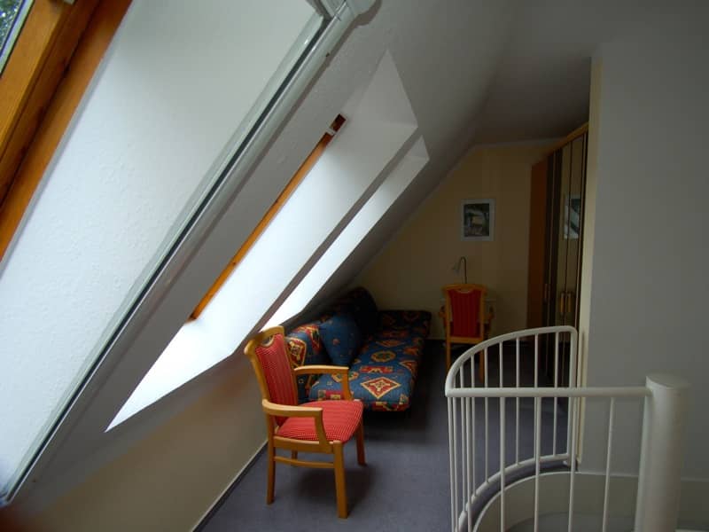 Treppe ins Dachgeschoss