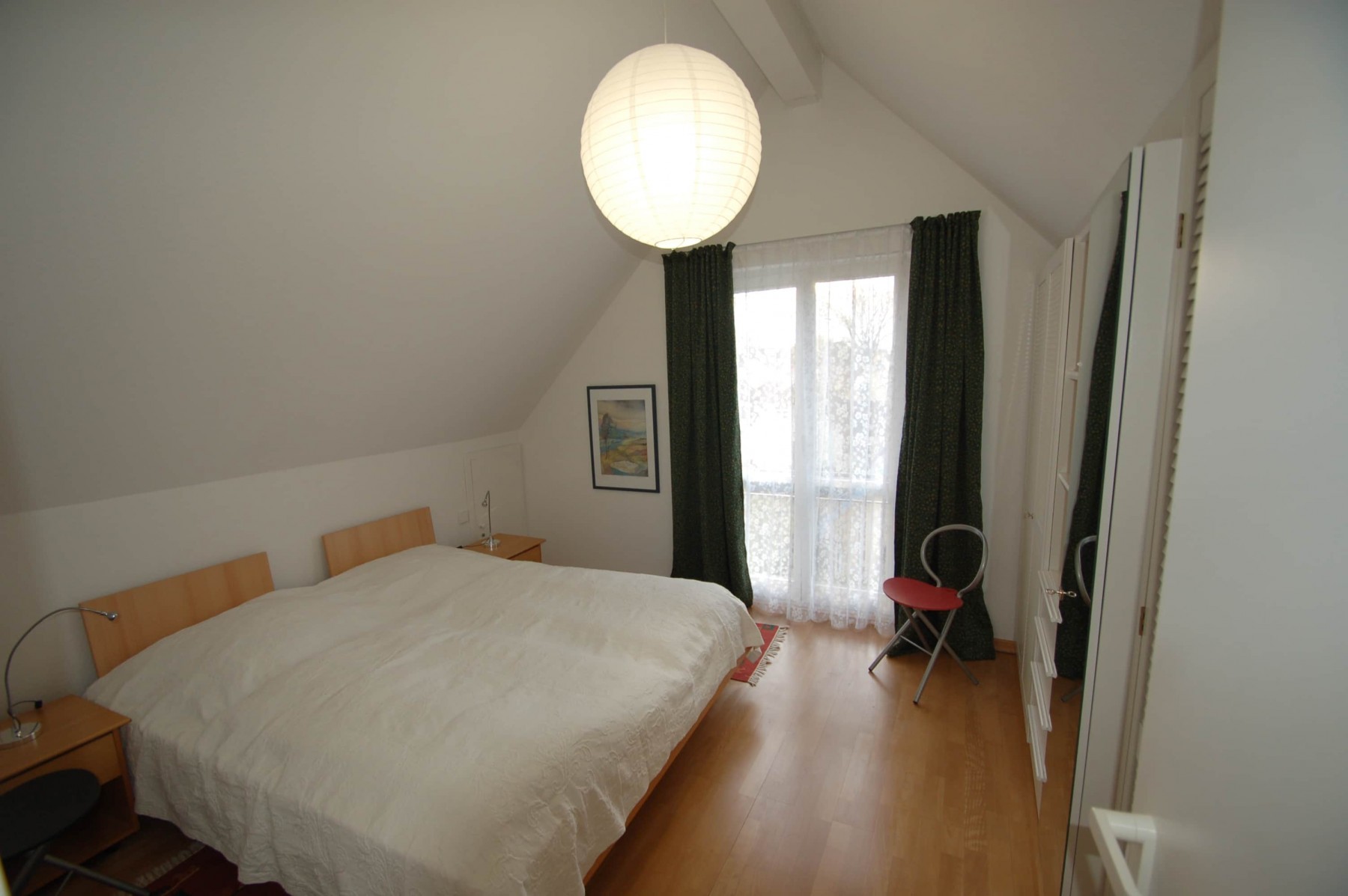 Schlafzimmer oben Betten 180 x 200